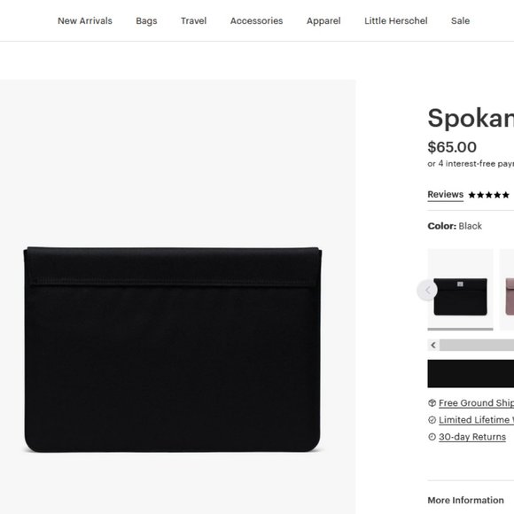 Herschel Laptop Sleeve - 15 Inch - Heritage Colours - Picture 2 of 2